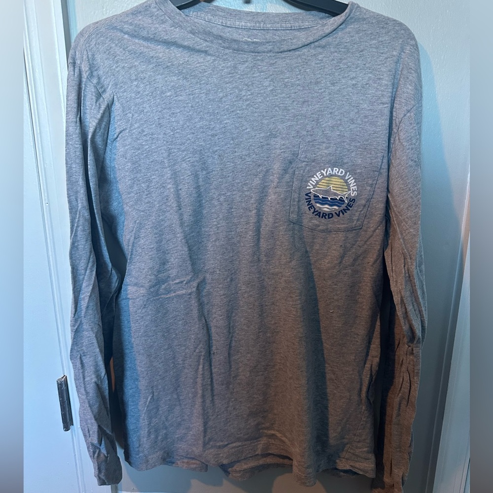 Vineyard Vines Long Sleeve Pocket Tee